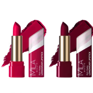 MILA BEAUTE Long Wear Matte Lipstick Waterproof & Smudge Proof Lipstick Combo Set of 2