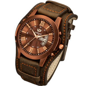 Lorenz Two-in-one detachable bracelet strap day & date watch for Men